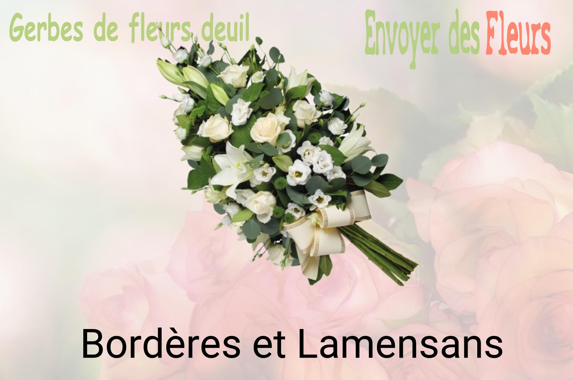Gerbe de fleurs de deuil livrée à Bordères-et-Lamensans