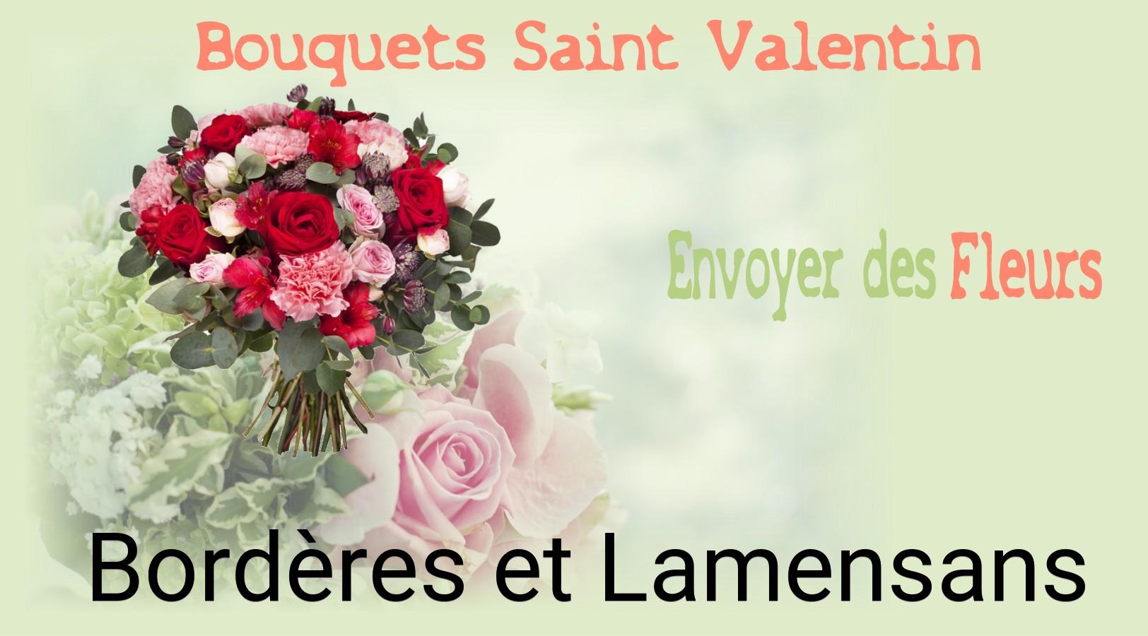 Roses de Saint-Valentin livrées à Bordères-et-Lamensans